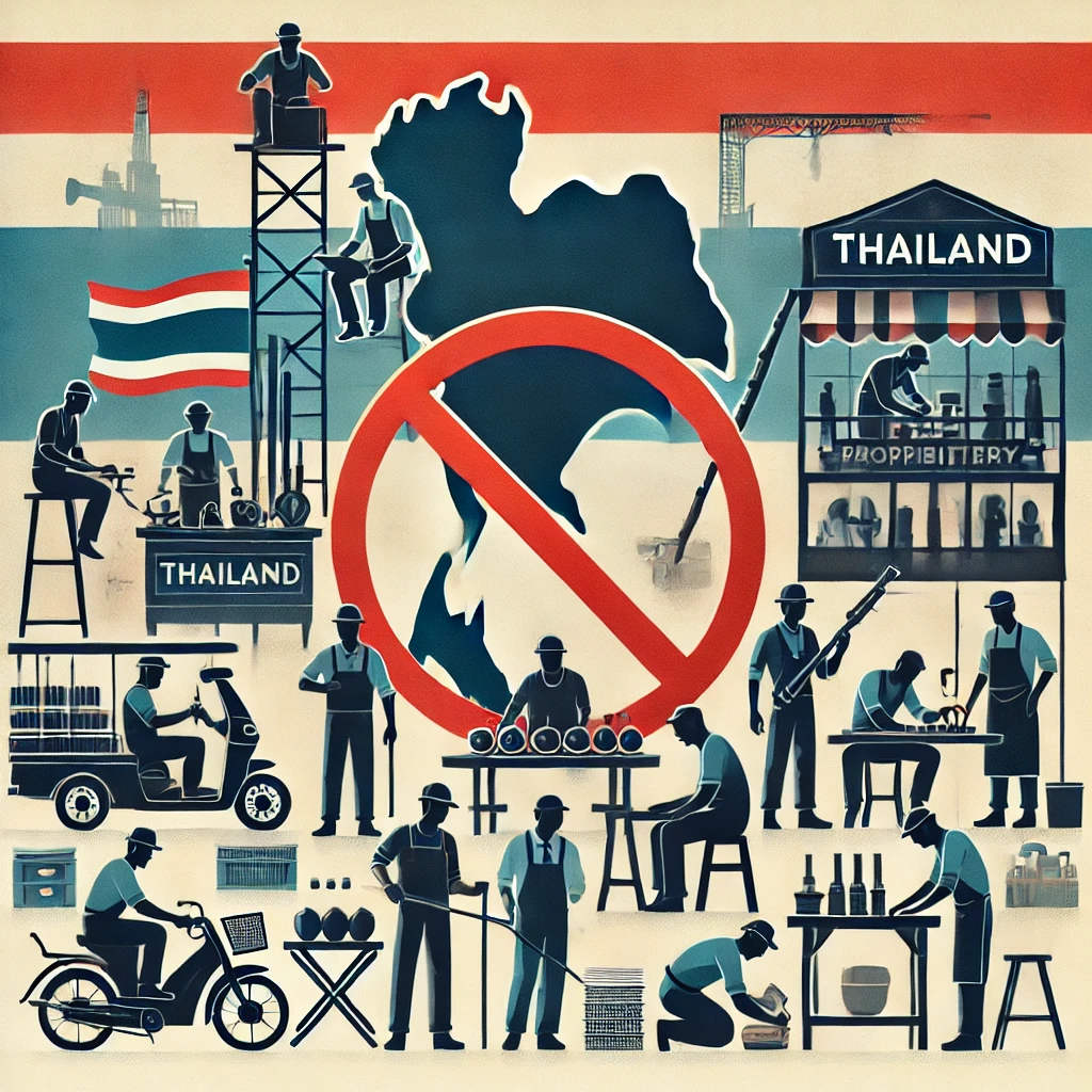 Restricted Jobs in Thailand